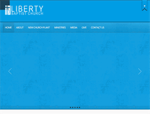 Tablet Screenshot of libertybaptistphilly.net